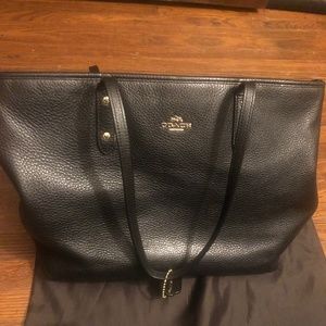 Coach leather bag